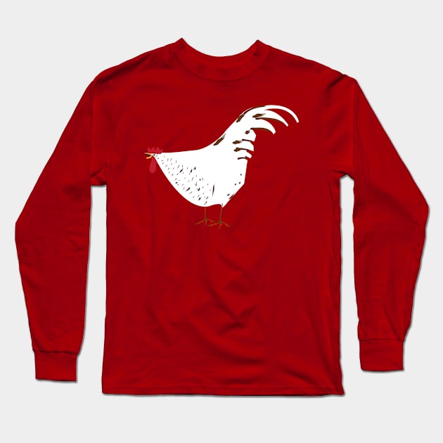 Chicken Long Sleeve T-Shirt by nickemporium1